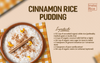 Cinnamon Rice Pudding - The best choice for vegetarians
